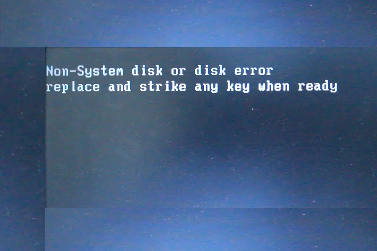 Non-system or Disk Errror